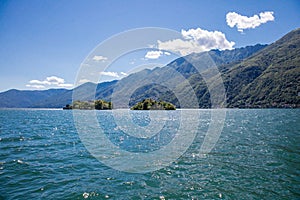 Brissago Islands, Switzerland Ã¢â¬â JUNE 24, 2015: Passengers will photo